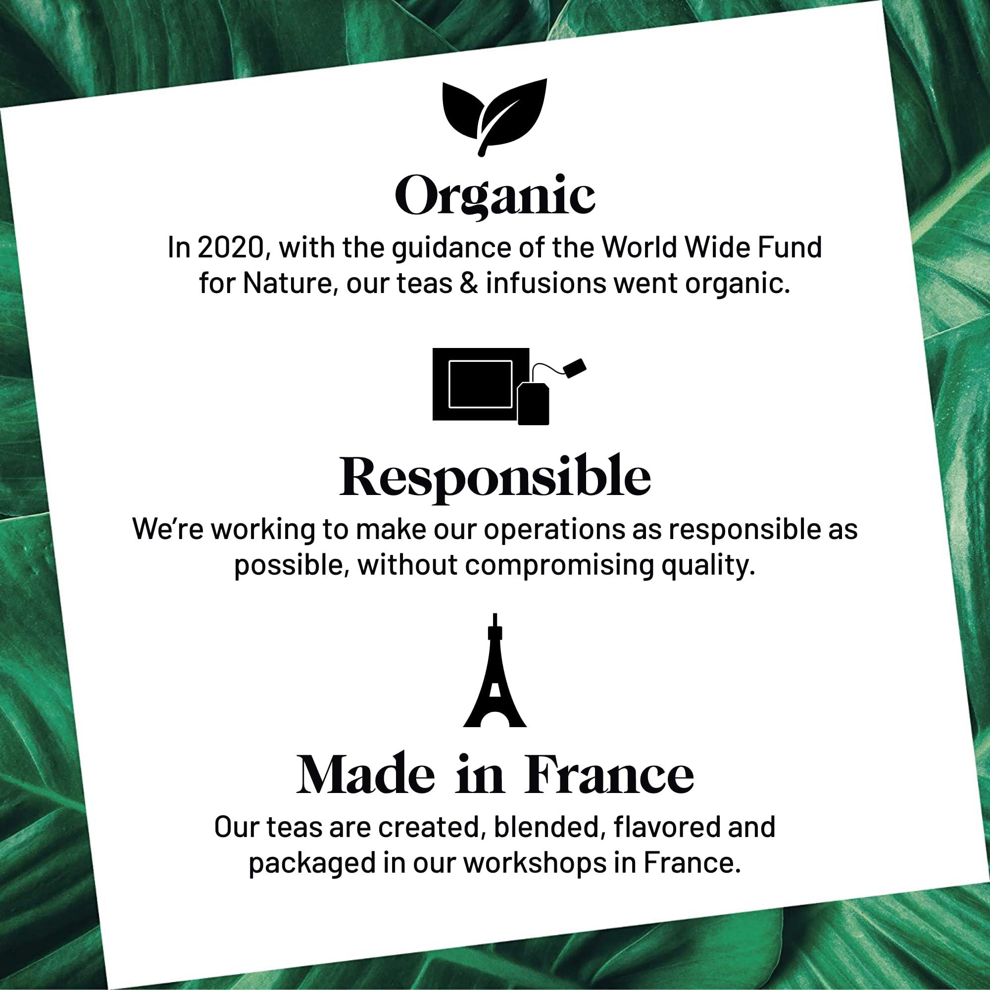 KUSMI TEA Kusmi Tea - \"The Collection\" Gift Set - 15 Iconic Kusmi Recipes + 100 Tea Bags + Tea Spoon - Organic Black, Green, White & Herbal Teas - Gift Idea for Women & Men - Loose Leaf Tea - 15 Tins of 0,9 oz