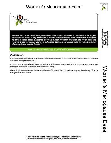 Dr. Qutab. The Doctor's Doctor Dr Qutab The Doctor's Doctor, Women's Menopause Ease, Natural Menopause Support