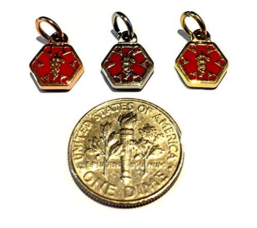 DocT Medical Alert Mini Silver Charm