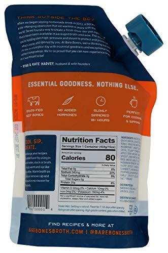 Bare Bones Bare Bones, Beef Bone Broth Classic, 16 Ounce
