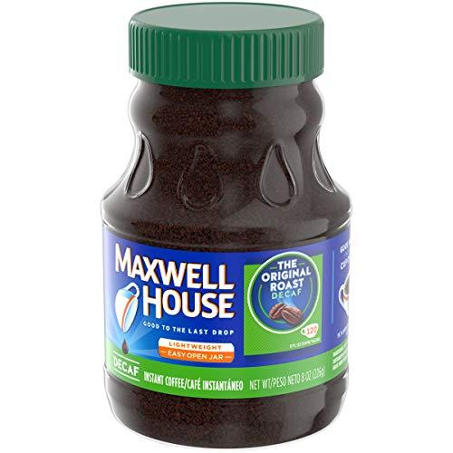 MAXWELL HOUSE Maxwell House Decaf Original Medium Roast Instant Coffee, 8 Ounce (Pack of 3)