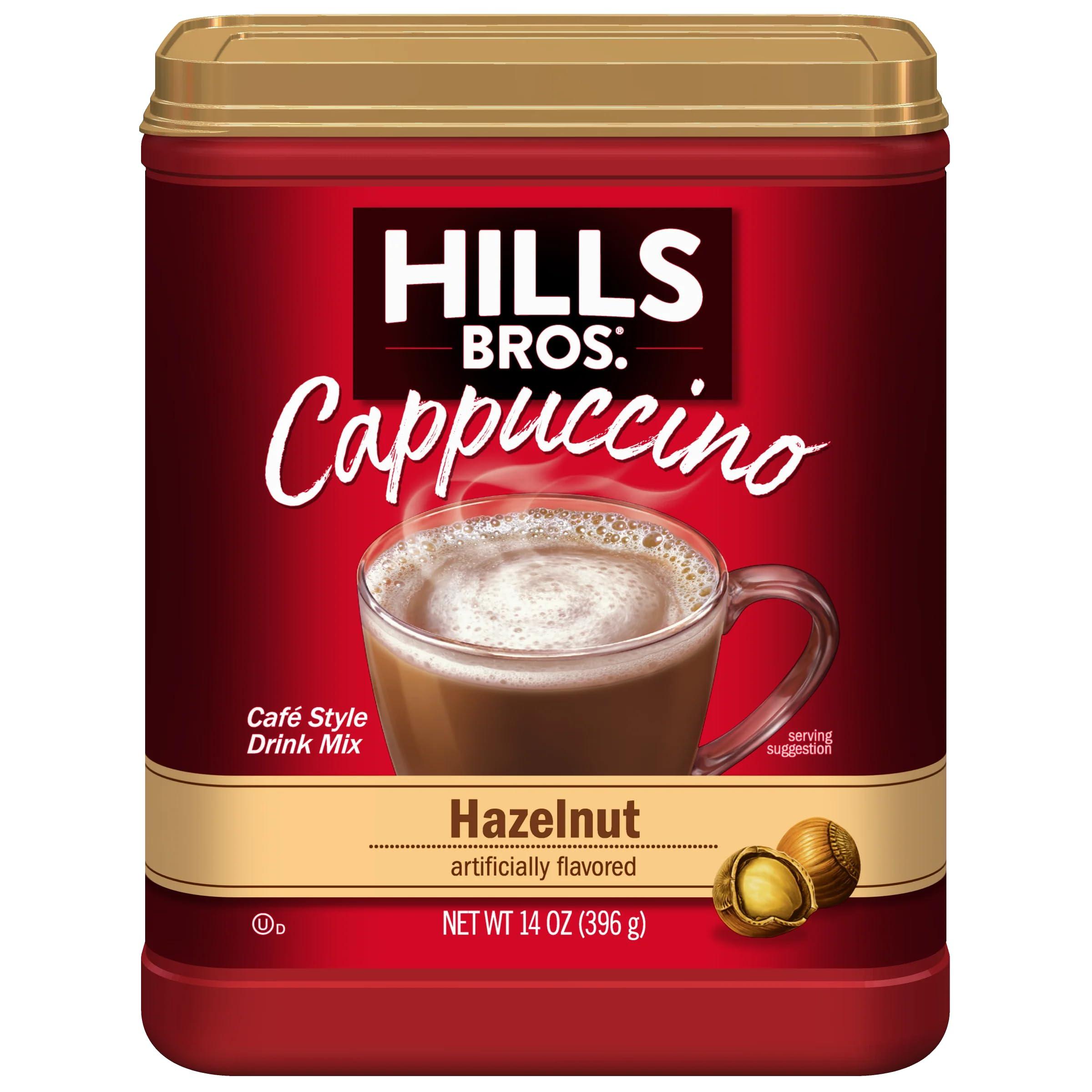 Hills Bros Hills Bros. Cappuccino Hazelnut 14 Ounce (Pack of 1)
