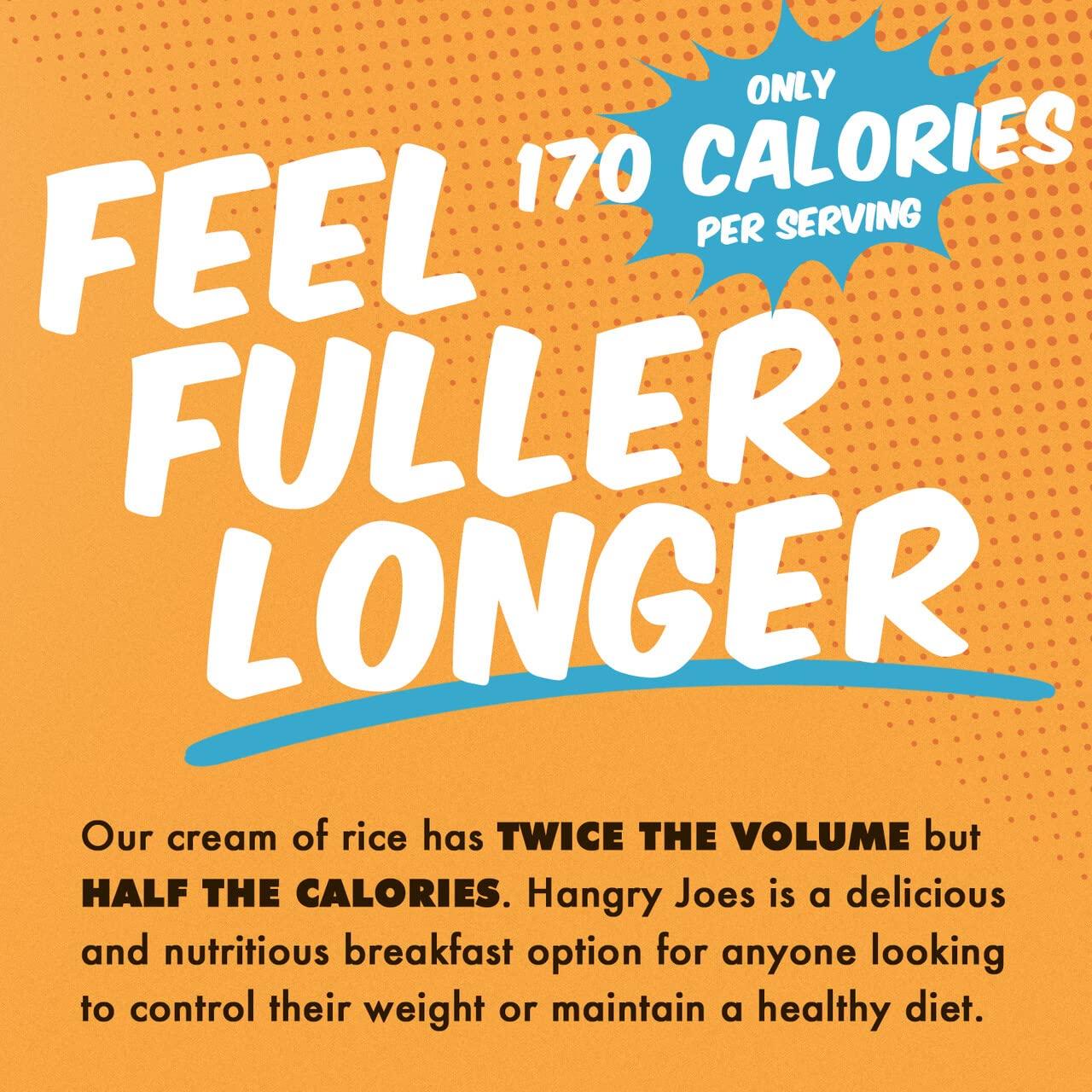 PROJECT AD LLC Hangry Joe\'s Cream Of Rice Hot Rice Cereal, More Food Less Calories, Nutritious Breakfast Meal, Made With Rice Protein (Maple Drizzle)