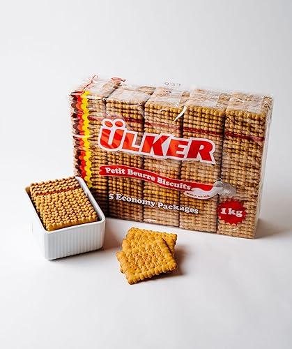 ULKER Biscuits Ulker Tea Biscuit Halal 2 Lb/ 2Packs