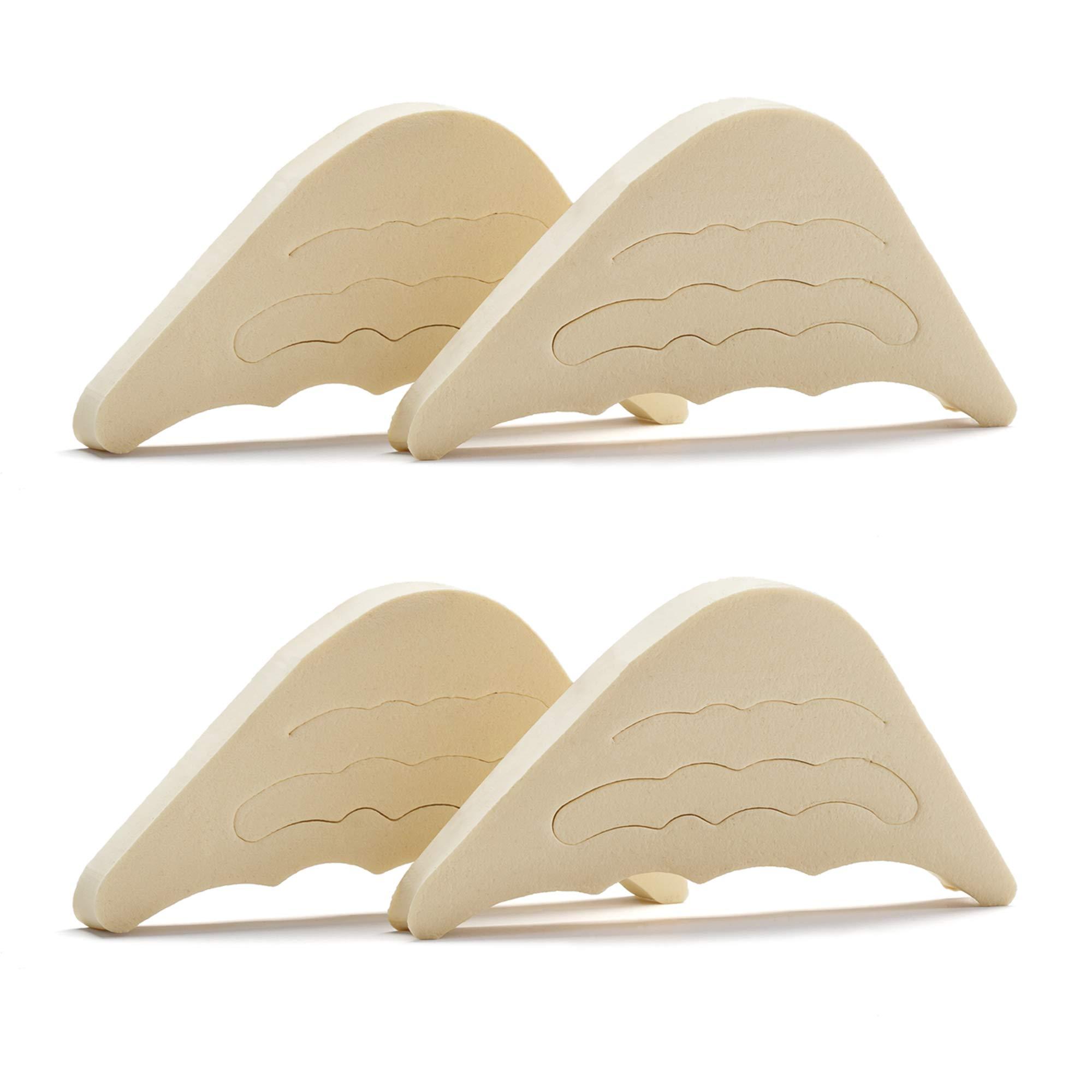 Edoneery 2 Pairs Shoe Filler Toe Inserts for Shoes Too Big for Women Shoe Fillers Adjustable for Shoes Men Adult (Beige)…