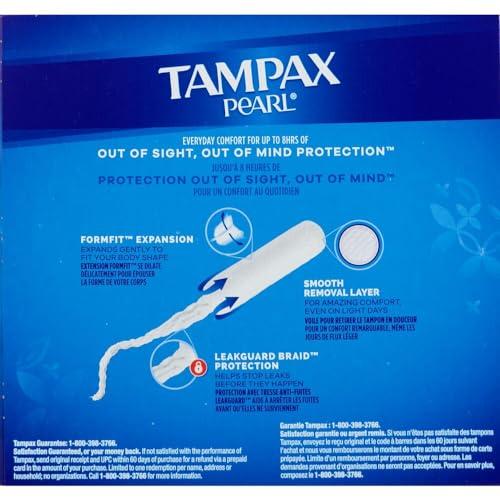 Tampax Tampax Pearl Super Plus Tampons with Plastic Applicator, Unscented