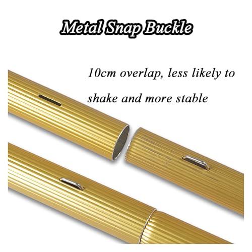 LONGWEISHOP Telescopic Window Cleaner with Squeegees, Reinforced Extension Pole, High Reach Window Cleaner Tool, Cleaning Kit with 1.2-12m Extension Pole(Telescopic Pole 1.2m)