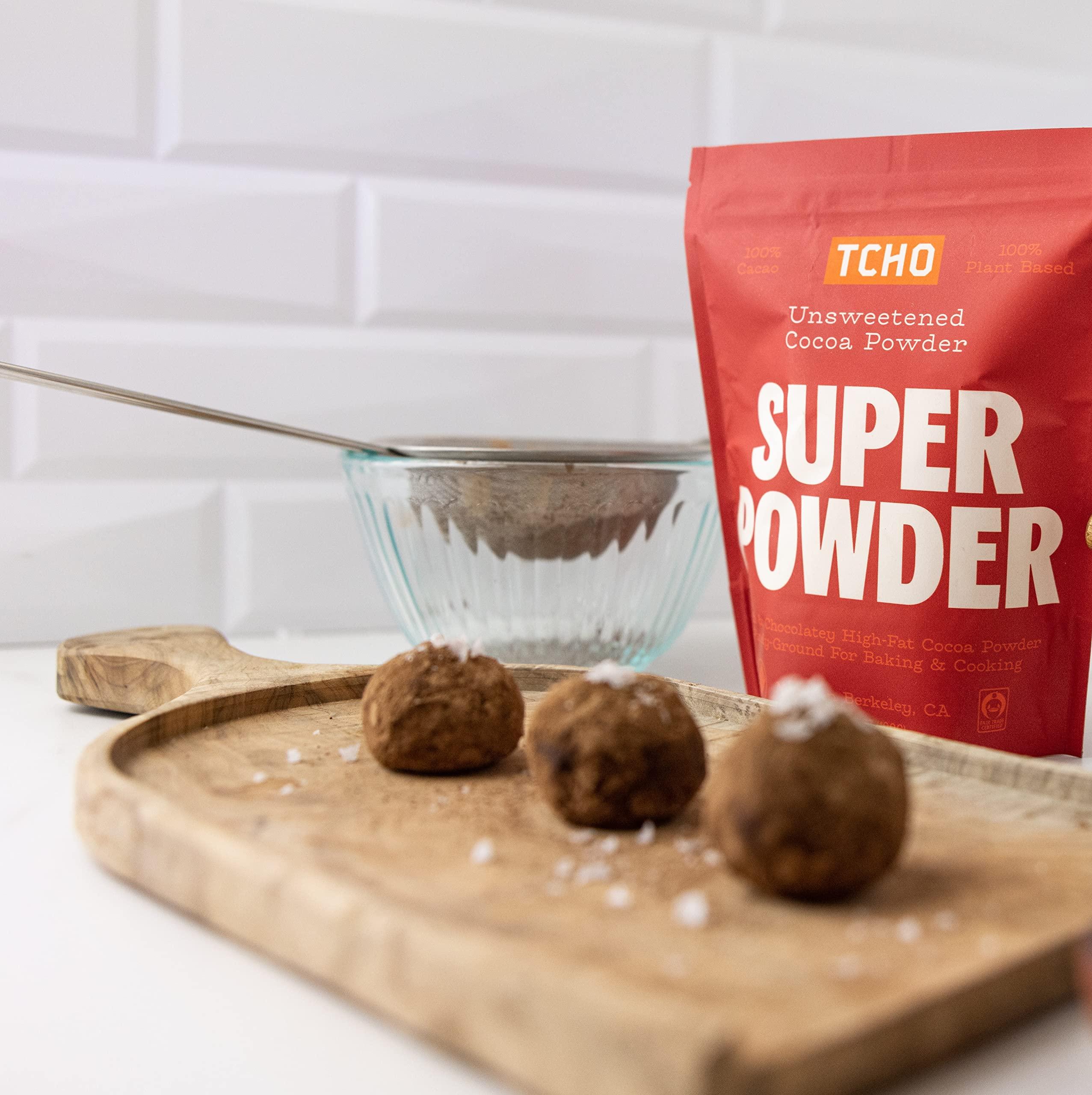 TCHO TCHO Cocoa Powder unsweetened (3 Pack) 100% Plant Based, Organic Cocoa Powder, Vegan, Kosher, Non-GMO, Non-Dairy, Unsweetened Cocoa Powder | 6.7oz Each - 3 Pack