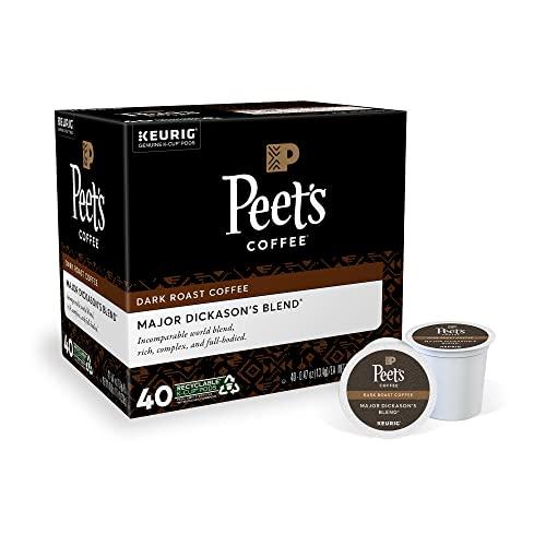 Peet's Coffee Peet's Coffee Major Dickason's Blend Coffee K-Cup Pods, Box Of 40