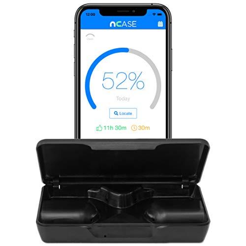 NCASE nCase Clear Aligner Black SmartCase and Mobile App (Case works with Invisalign, SmileDirectClub, ClearCorrect, Candid and All Other Clear Aligners/Clear Retainers)