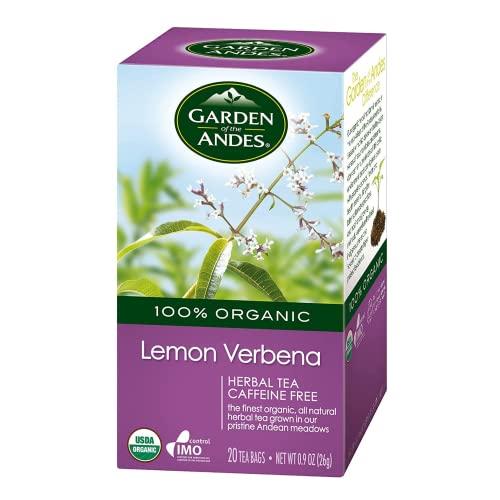 Garden of the Andes Garden of the Andes Herbal Organic Decaf Lemon Verbena Hot Tea Bags, 0.9 oz, 20 Count (Pack of 3)…