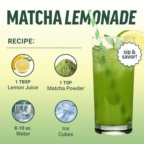 Force Factor FORCE FACTOR Organic Matcha Green Tea Powder for Energy, Focus, and Daily Wellness, Culinary Grade, USDA-Certified Organic, Rich and Delicious Flavor 169g, 84 Servings