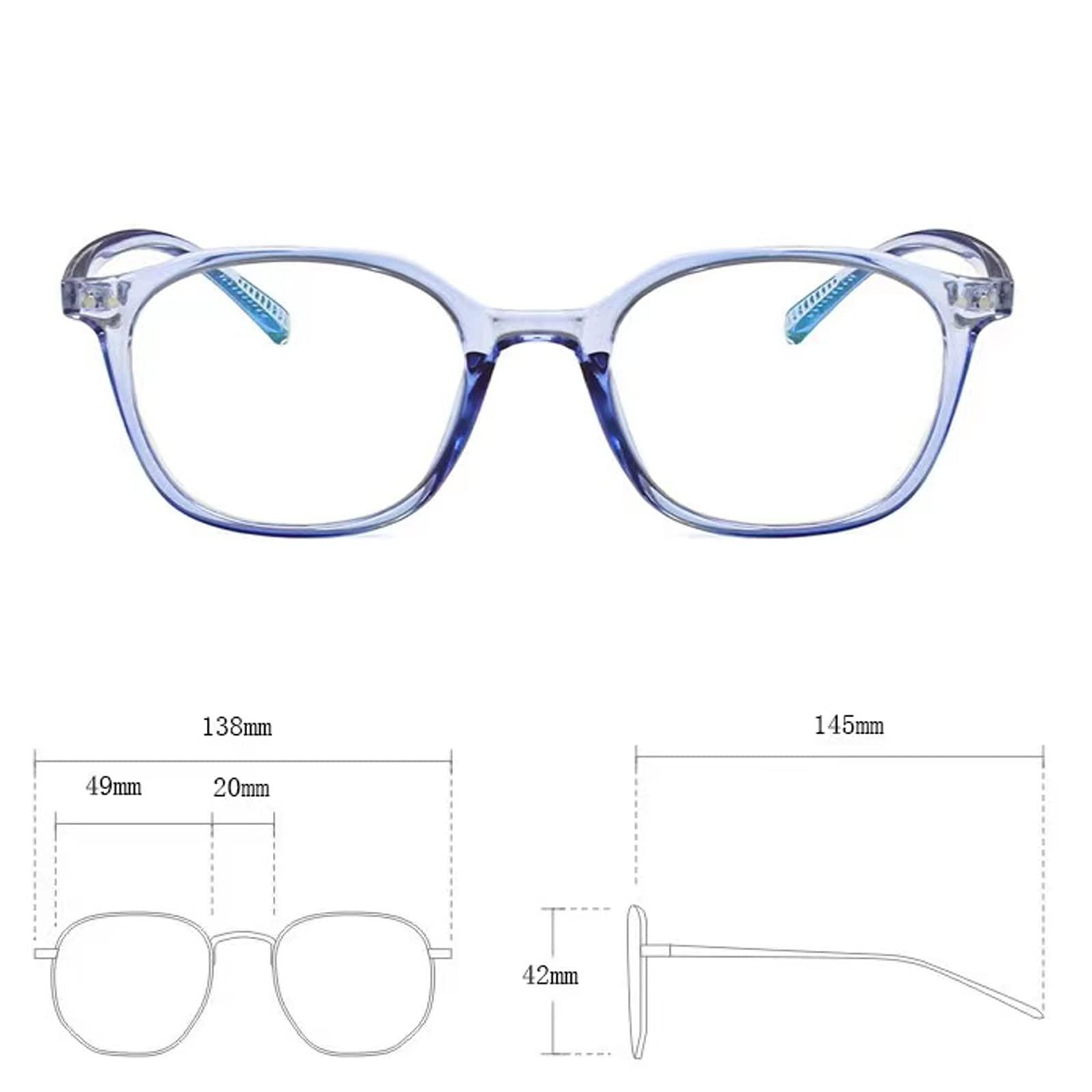 HUIHUIKK HUIHUIKK Nearsighted Myopia Glasses Everyday Use Mens Womens Distance Glasses