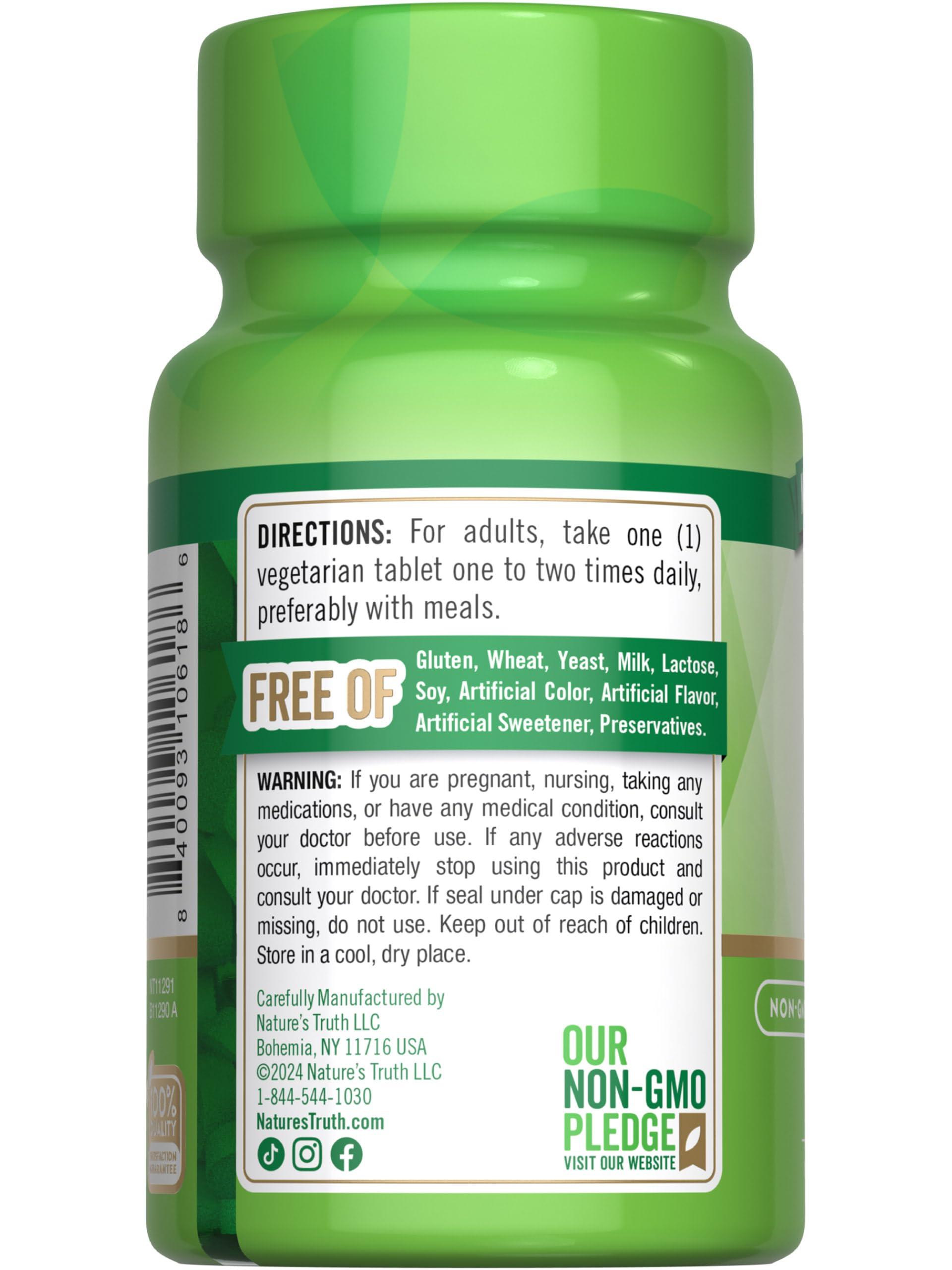 Nature's Truth Nature\'s Truth Vitamin D3 400 iu (10 mcg) | 100 Tablets | Vegetarian, Non-GMO, & Gluten Free Supplement