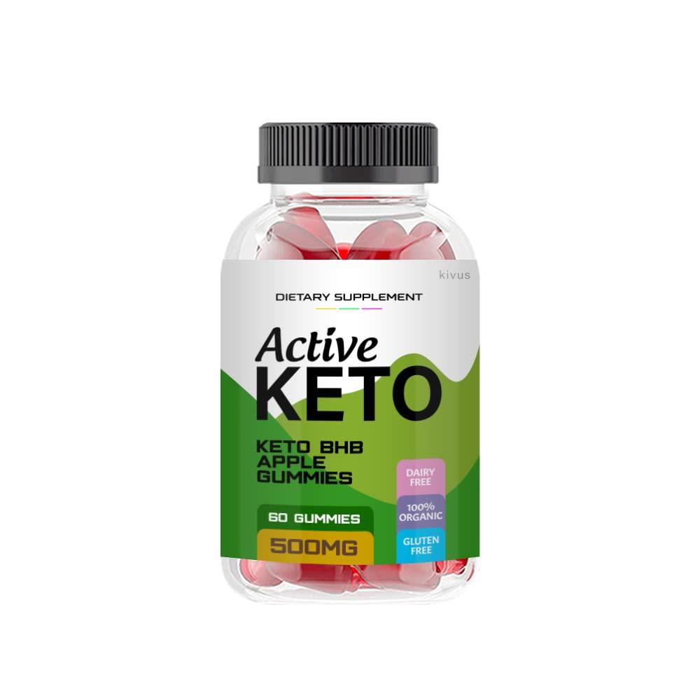 kivus kivus Active Keto Gummies - Active Keto ACV Gummies (Single, 60 Gummies)