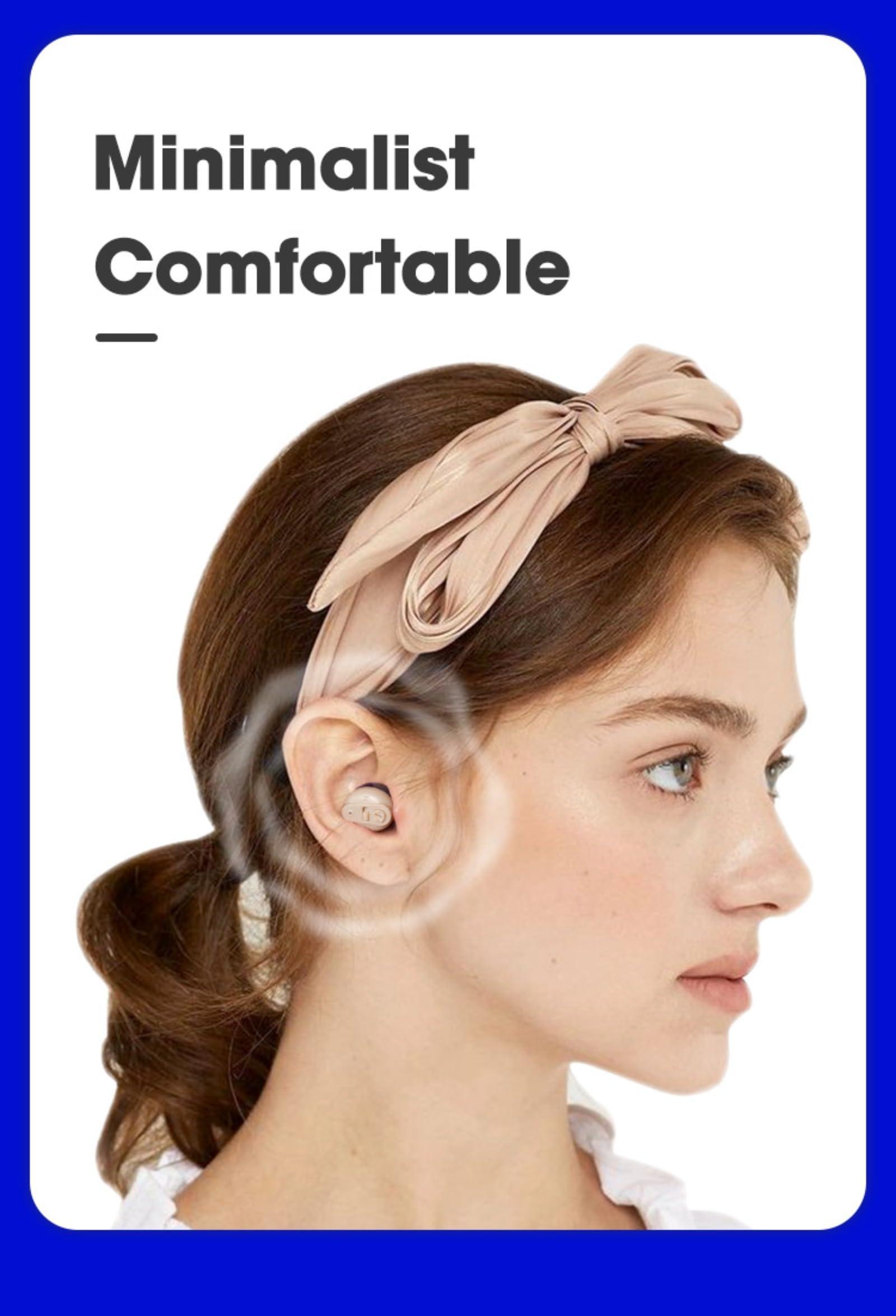 Generic Generic Rechargeable Hearing Aids for Seniors Mini Hearing Amplifiers with Noise Cancelling and Simple Touch Volume Control, Includes Charging Case - Perfect for Severe Hearing Loss