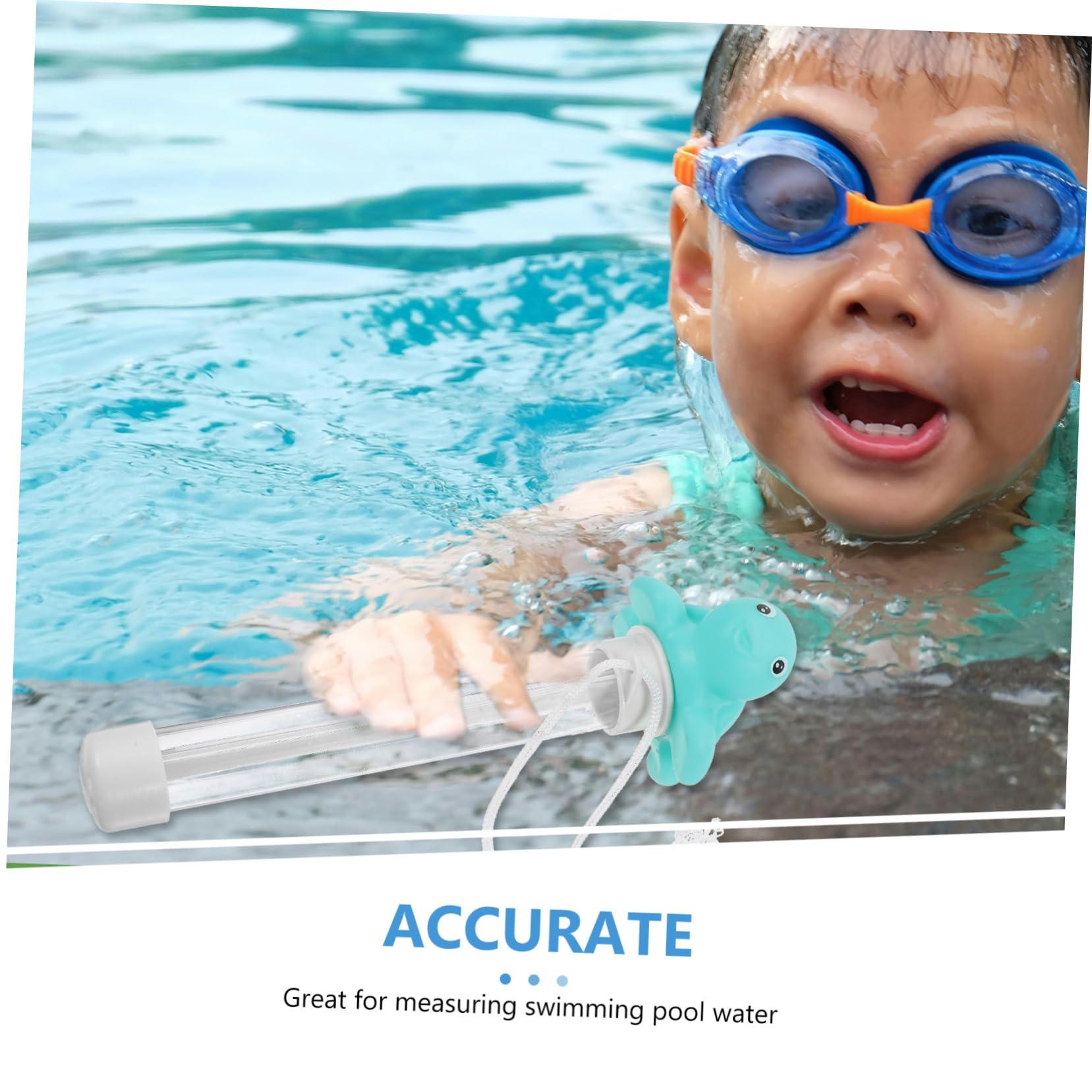 FONDOTIN FONDOTIN Floating Water Thermometer for Pools and Spas Size Easy to Read Design Ideal for Indoor and Outdoor Use Pool Water Temperature Measuring Tool Turtle