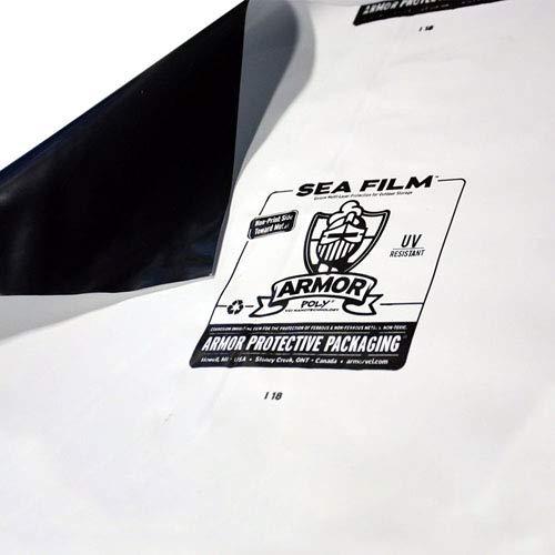 Armor Rust Prevention Packaging 20" x 10 mil White Plastic Extra Strength VCI Rust-Preventing Sheeting with UV Protection (Roll of 100')