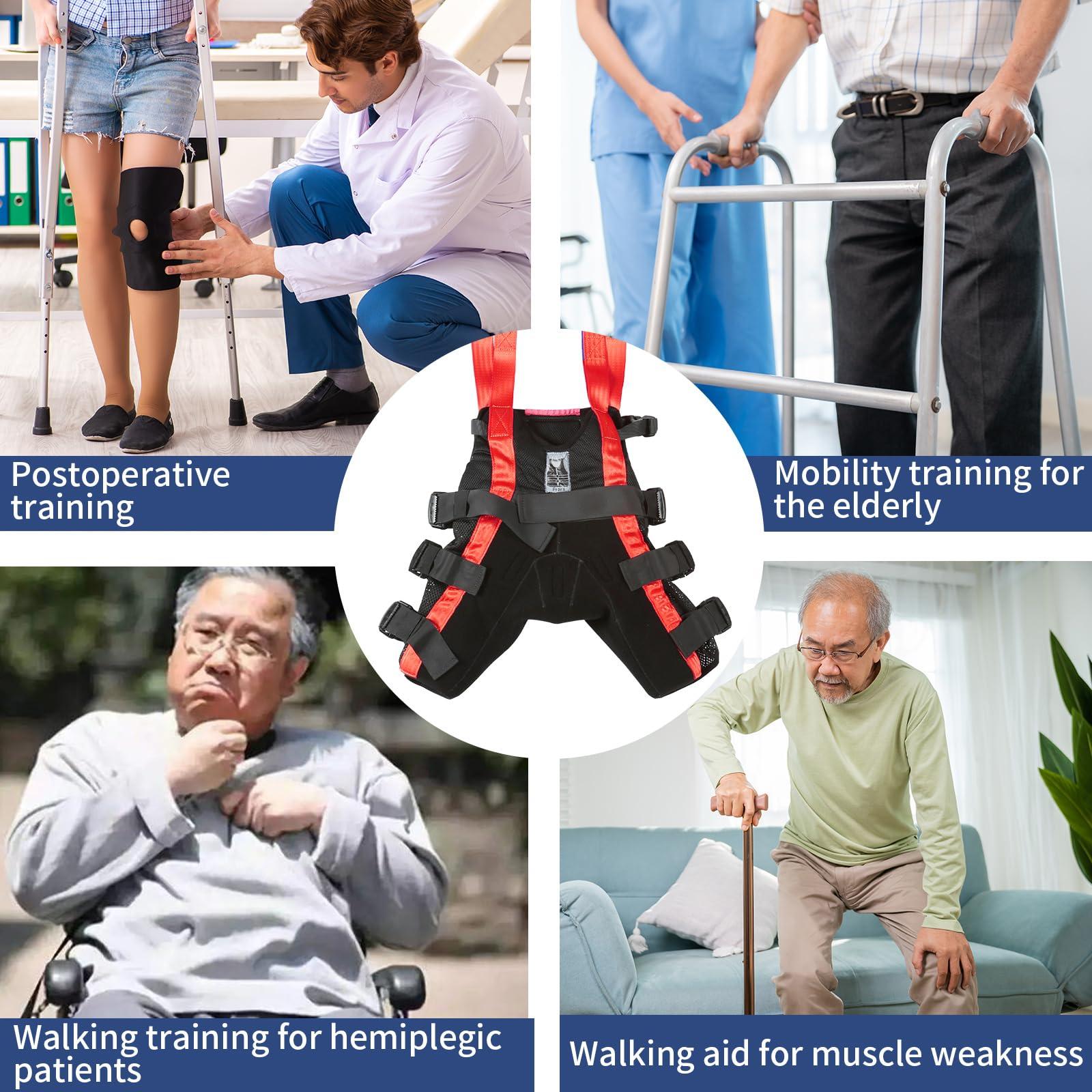 EZ Assistive EZ Assistive Professional Walking Assist sling with Magical 4-way Stretchable Fabric, Patient Lift Training Sling for Home Use and Hospital, 500lb(230kgs) Weight Capacity (Small)