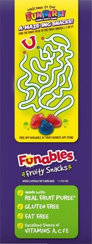 Funables Funables Fruit Snacks, Mixed Berry Fruit Flavored Snacks, 0.8 ounce Pouches (Pack of 80)