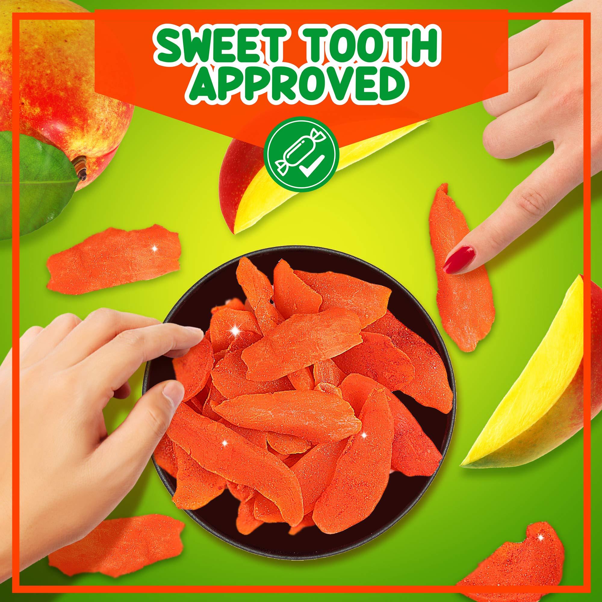 Asia Trans & Co. Asia Trans Li Hing Mui Dried Mango | Hawaiian Favorite | Naturally Sweet Dried Fruit Candy with Asian Plum Powder