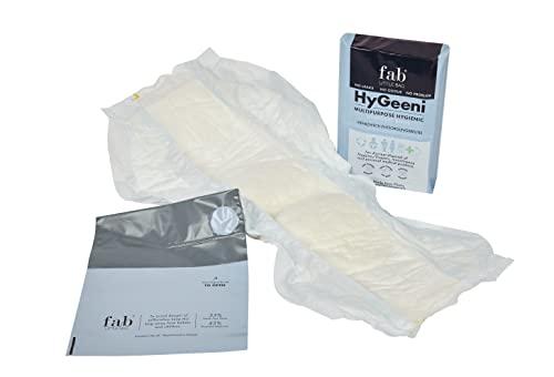 Fab Little Bag Fab Little Bag HyGeeni Disposal Bags for Nappies, Incontinence Pads, Ostomy & Catheter Bags - Prevents Odours, No Mess, Eco-Friendly, Pack of 50 Bags
