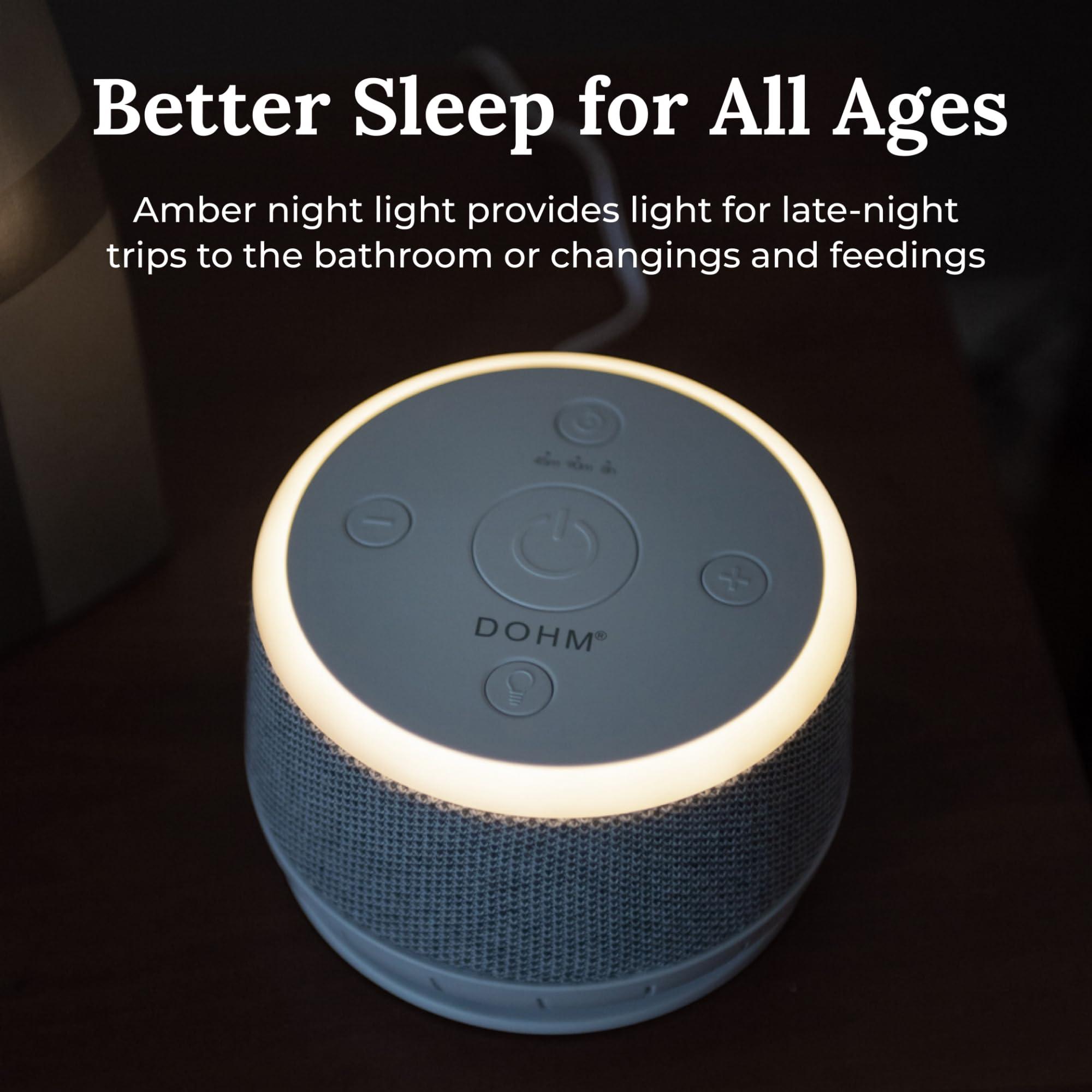 YOGASLEEP Yogasleep Dohm Nova White Noise Sound Machine, Better Sleep for Babies & Adults. Includes Night Light, 10 Fan Speeds & Calming Pink Noise for Louder Noise Masking. Noise Canceling for Office Privacy.