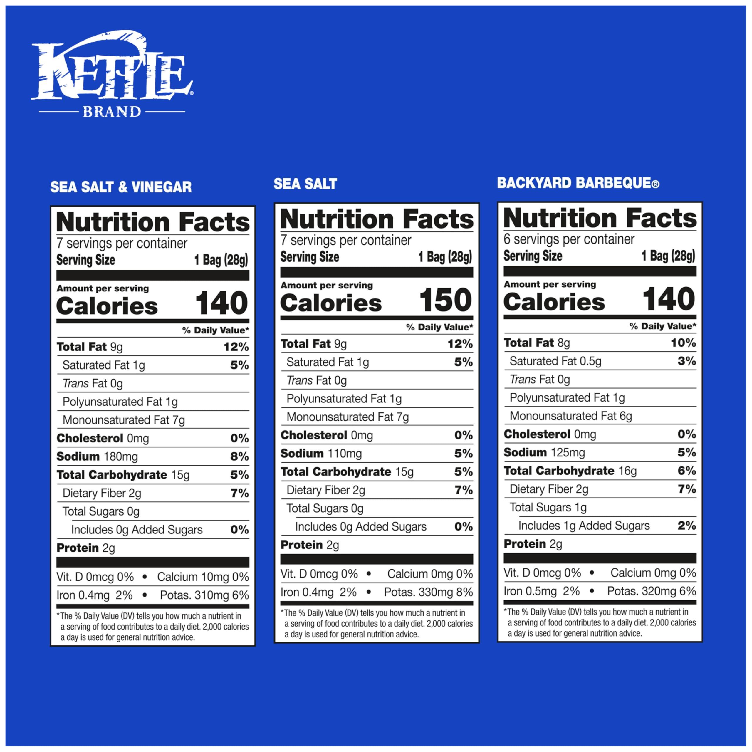 Kettle Brand Kettle Brand Potato Chips Variety Pack, 1 Oz, 20 Ct