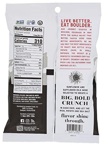 Boulder Canyon Boulder Canyon Sea Salt & Cracked Pepper Kettle Chips, 2 OZ