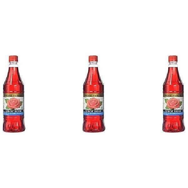 MahavirP Pack Of 3 - Kalvert Foods Rose Syrup - 23.5 Oz (700 Ml)