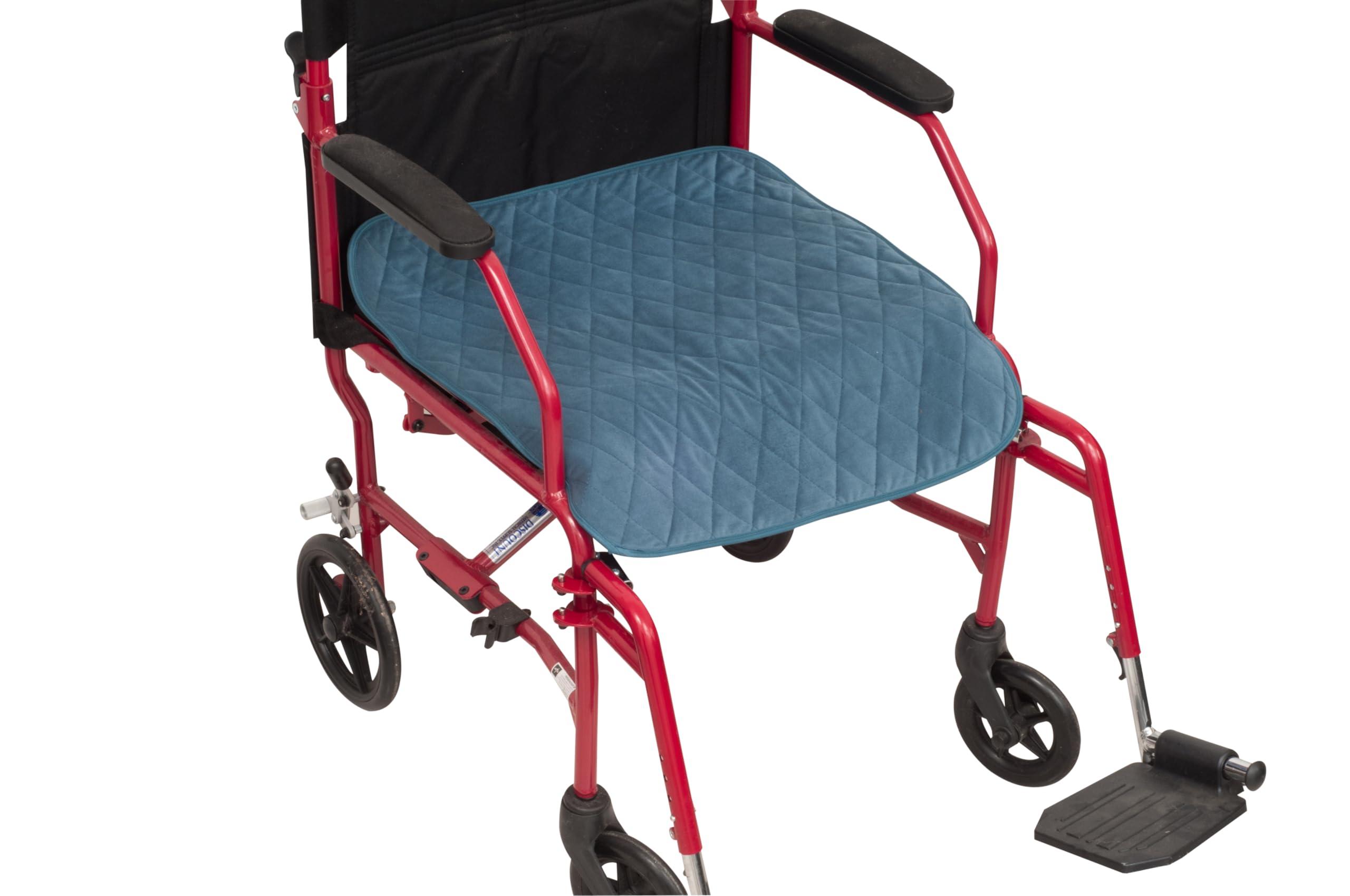 ViDava ViDava\'s Waterproof Chair Pads for Elderly Incontinence - Reusable & Washable, Fits Recliners, Seats, Furniture, Beds - Leak Proof & Absorbent Urine Protector (Blue)