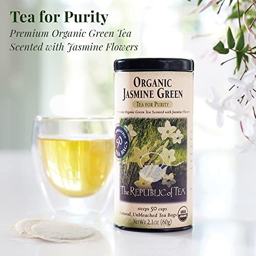 The Republic of Tea The Republic of Tea - Organic Jasmine Green Tea, 50 Tea Bags