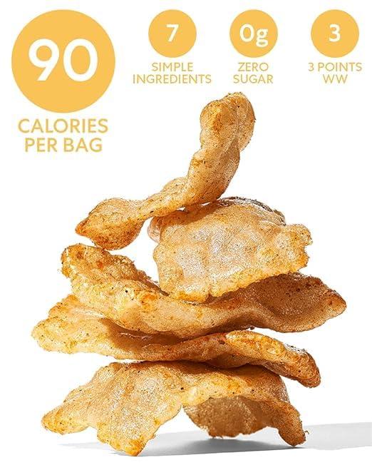 SNACKLINS SNACKLINS Plant Based Crisps NACHO - Gluten Free, Grain Free, 100% Kosher, Vegan Healthy Snacks, Crunchy Puffed Snack, Just 90 Calories Per Bag - .9oz Bag (Case of 12)
