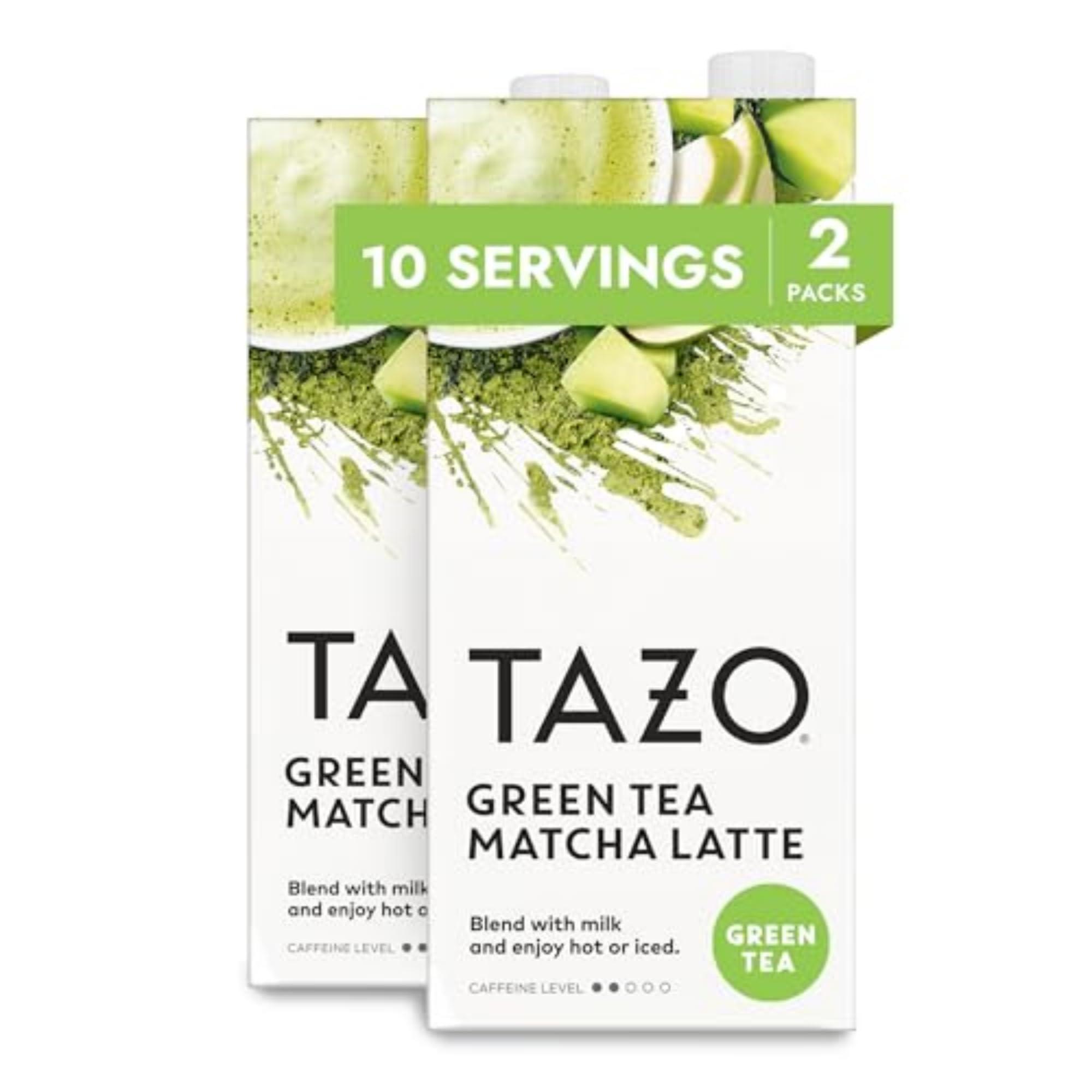 TAZO TAZO Green Tea Matcha Latte Concentrate, Easy-to-Serve Matcha Tea for Everyday Lattes, Mocktails, Hot or Iced, 32 oz Carton (Pack of 2)