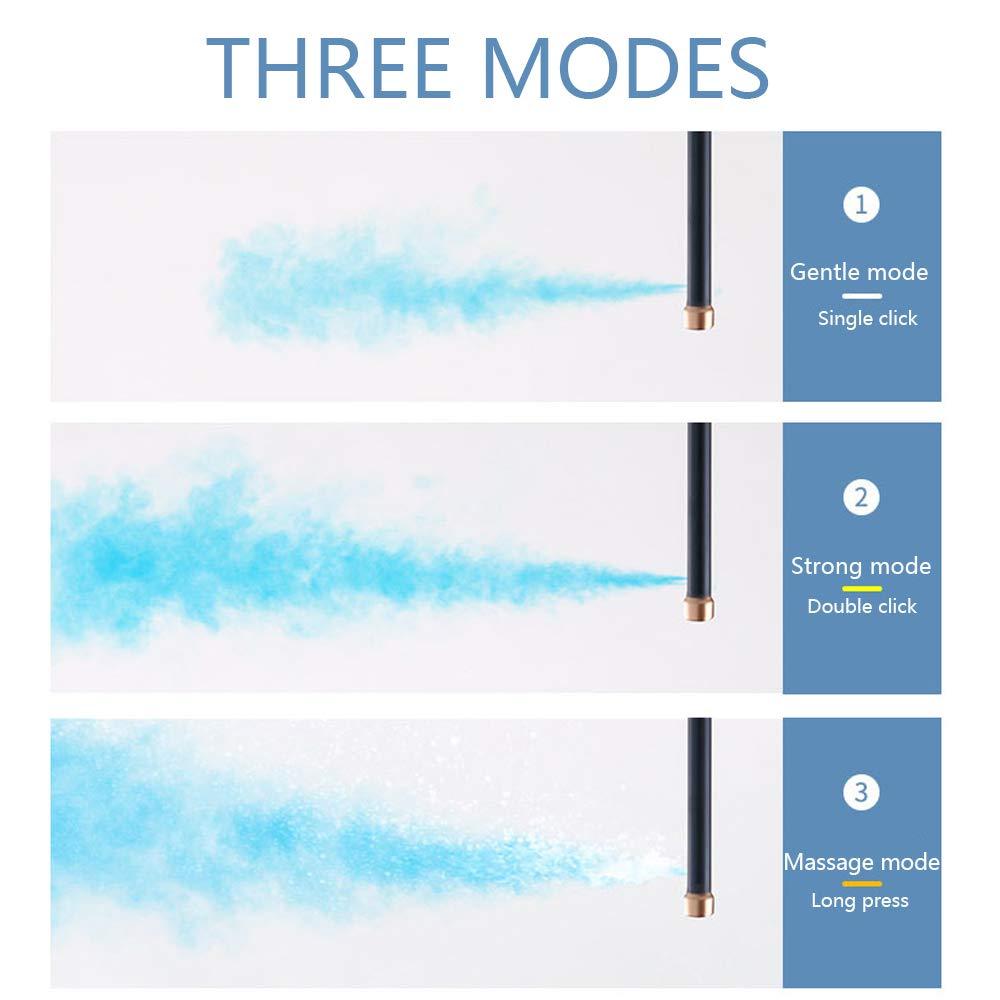 VYSIYIA Portable Travel Bidet IPX6 Waterproof Mini Sprayer with Bubbles Travel Size Cleanser with Three Modes Retractable Nozzle Rotatable Blue