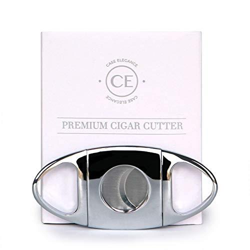 CASE ELEGANCE CASE ELEGANCE - Renzo Glass Top Humidor, Lighter, Cutter, and Travel Case Bundle