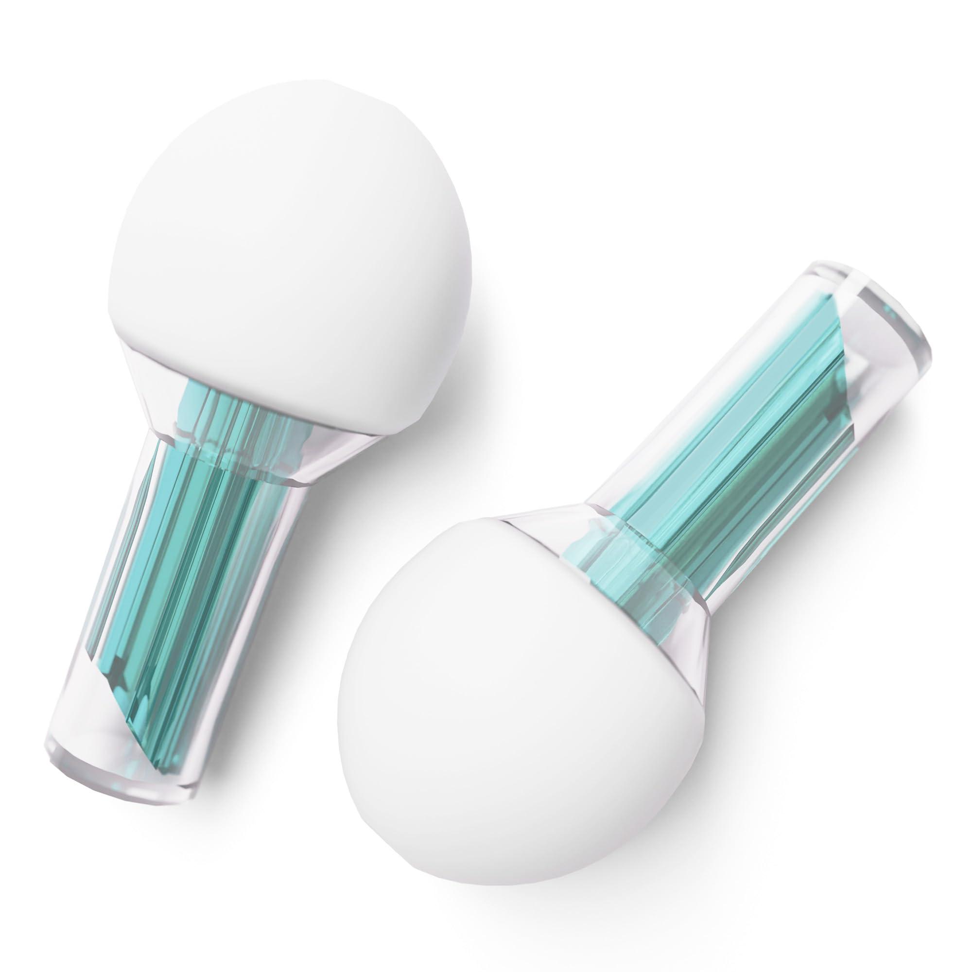 VIBES Vibes High Fidelity Ear Plugs - Invisible Earplugs for Music Concerts, Musicians, Motorcycles, Airplanes, Raves, and Work - Noise Reduction and Hearing Protection - Fits All Ears - Teal