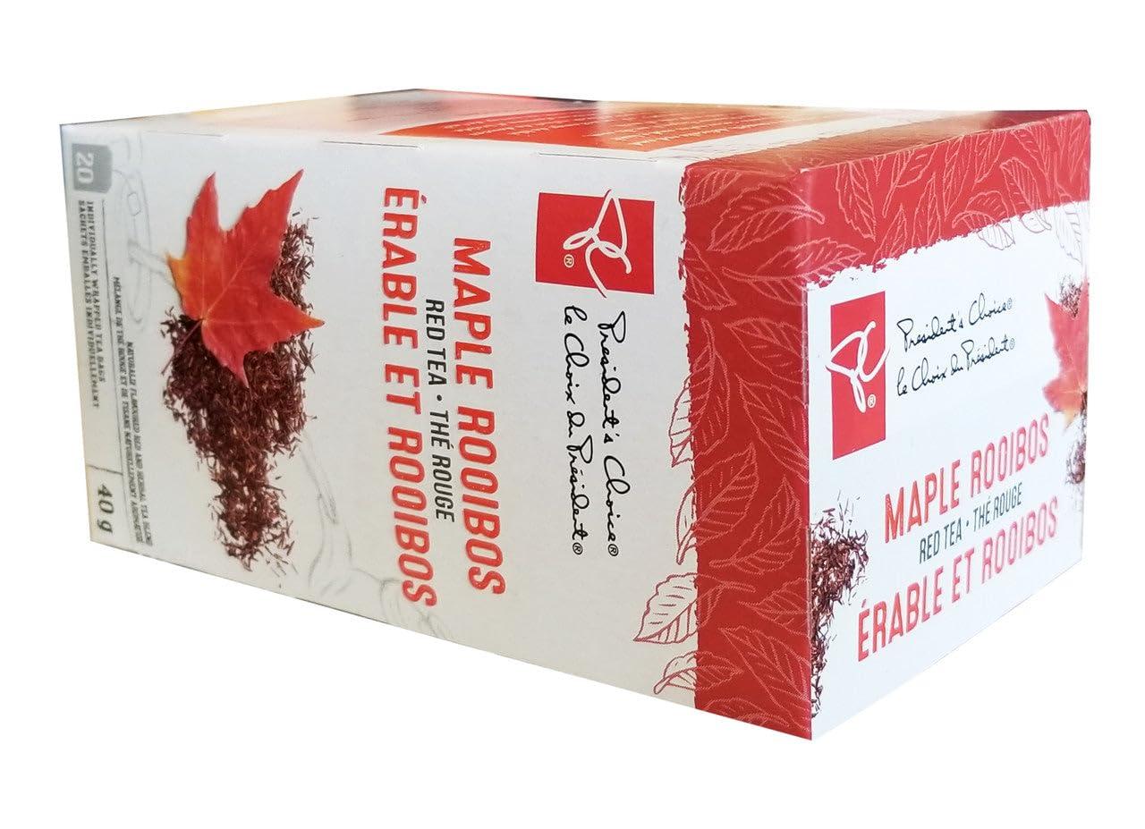Loblaw's President's Choice Maple Rooibos Red Tea 20ct, 40g/1.4 oz., Box {Imported from Canada}