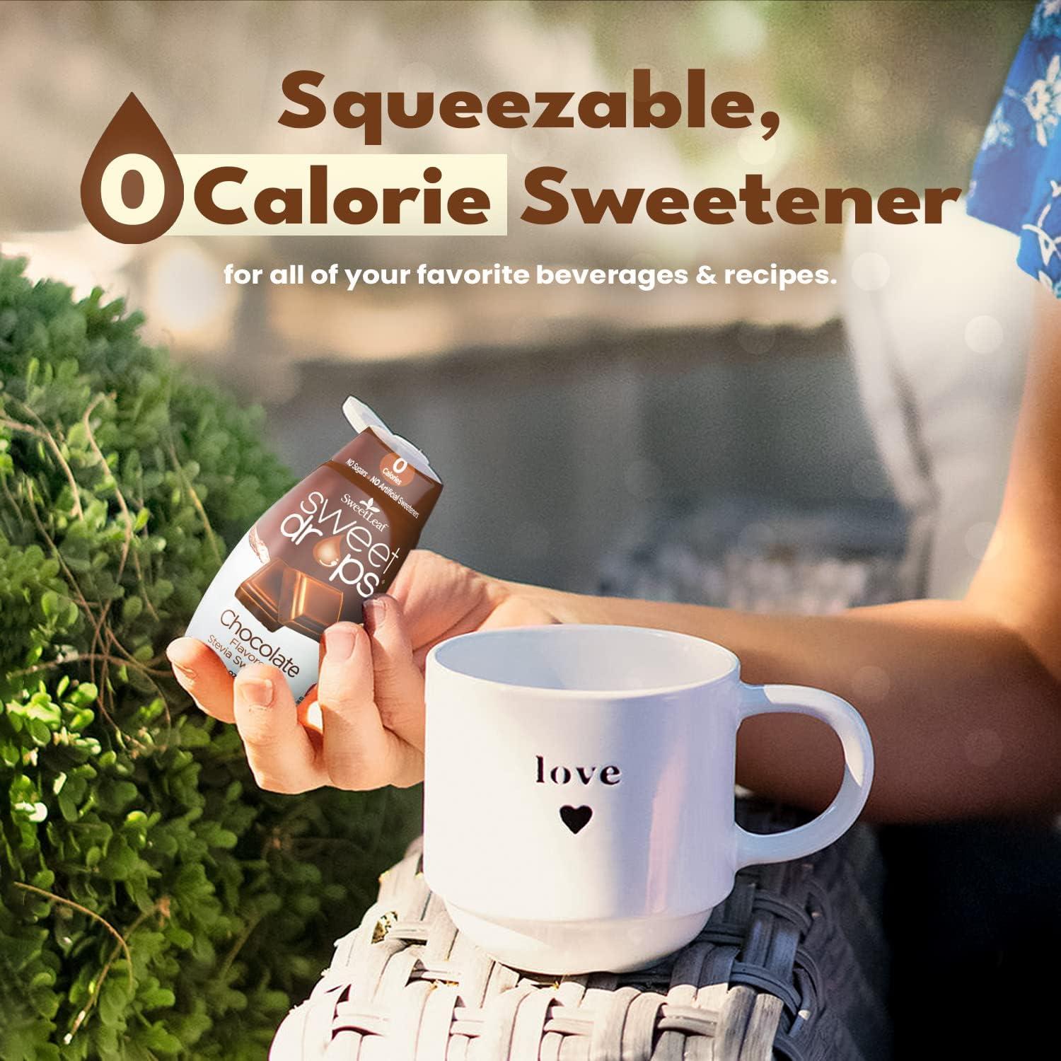 SweetLeaf SweetLeaf Stevia Liquid Variety 6-Pack Caramel, Chocolate, Vanilla Sweet Drops, 1.7 Oz Ea + Peach Mango, Lemon Lime & Mixed Berry Water Drops, 1.62 Oz Ea