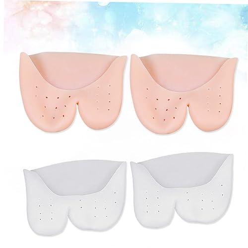 Healeved Healeved 4 Pairs Big Toe Protection Toe Cover Pointe Cushion Toe Protector gel with hole