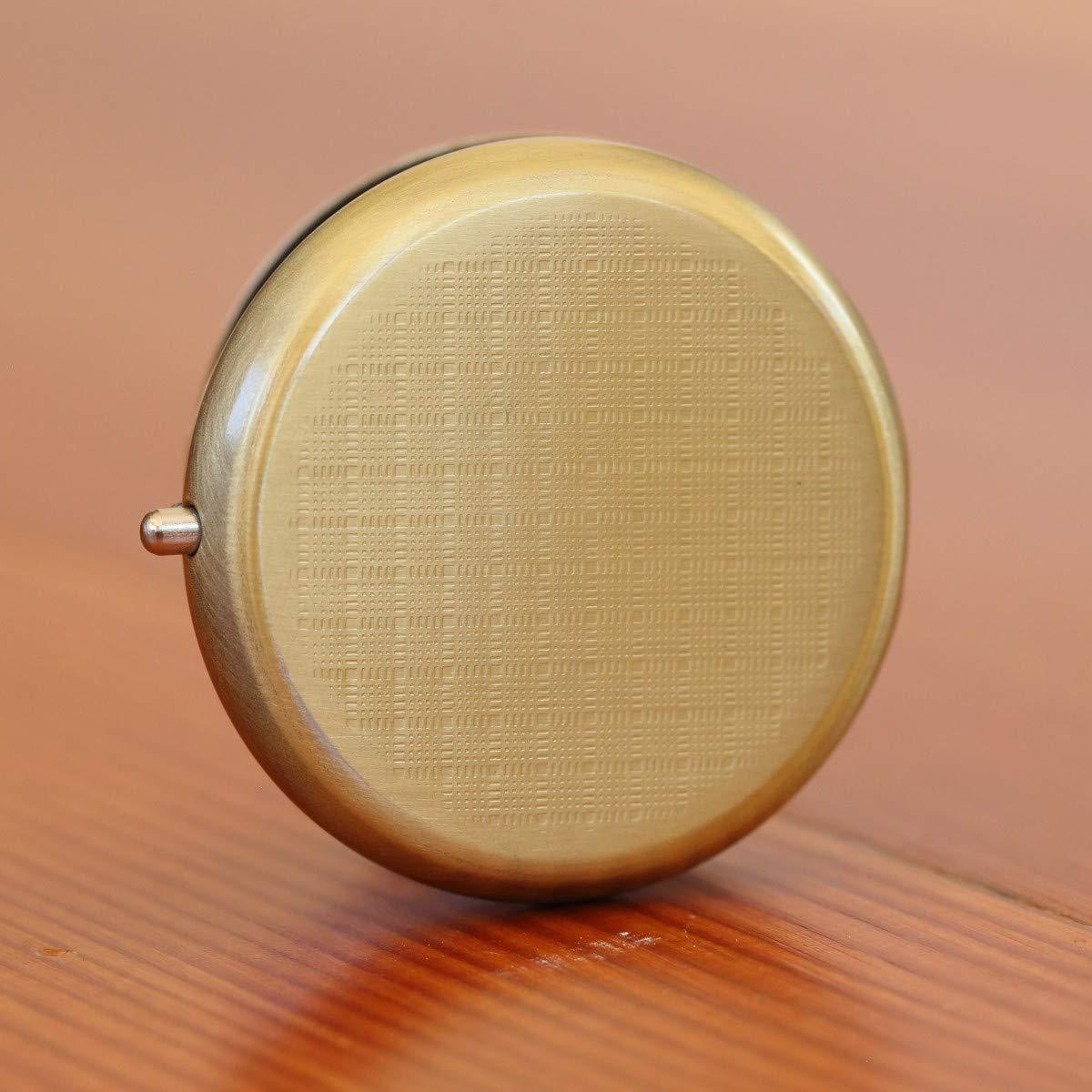 NewCharms Vintage Skeleton Brass Pill Box