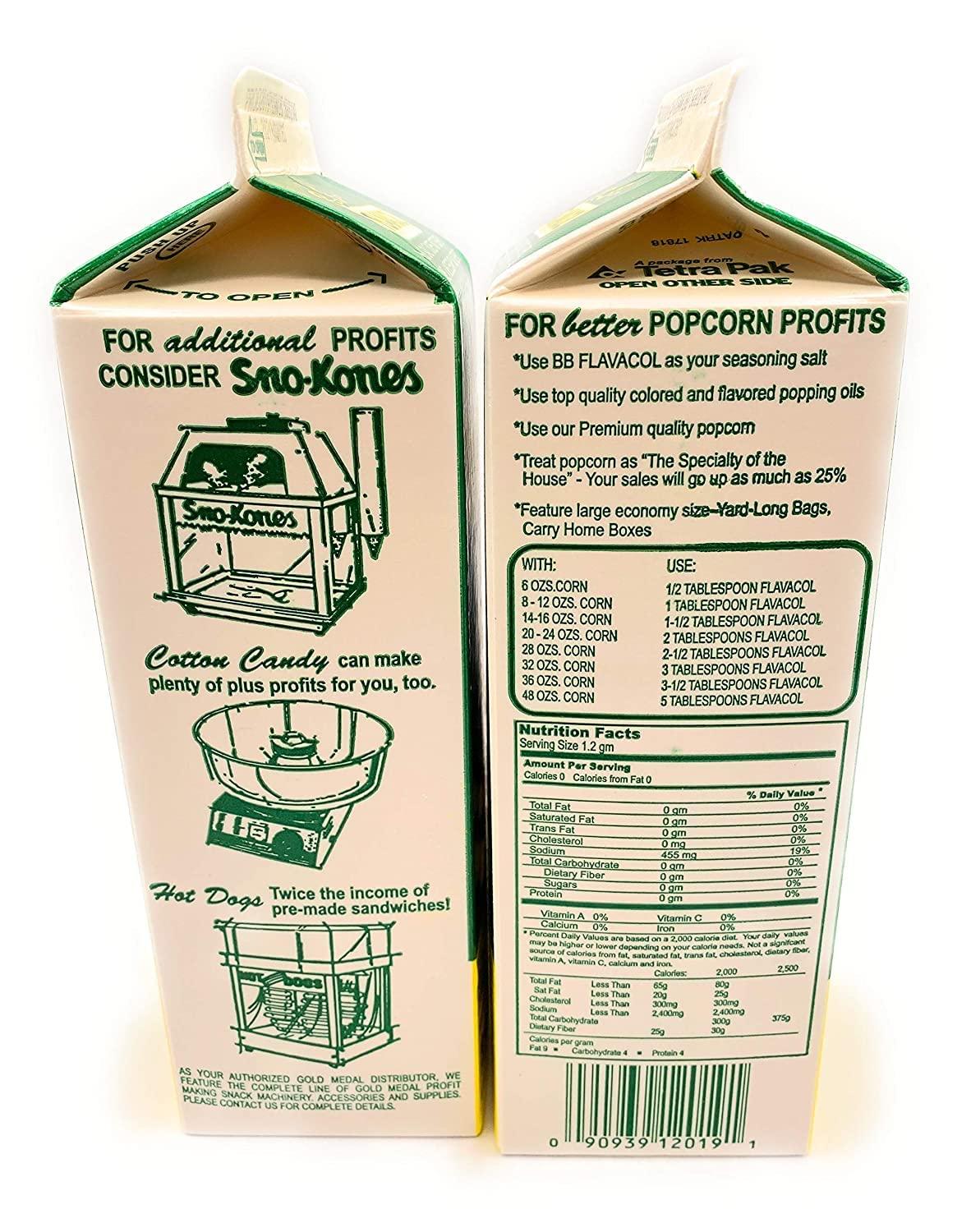 Perfectware 35oz Better Butter Flavacol Popcorn Salt- 1 Carton