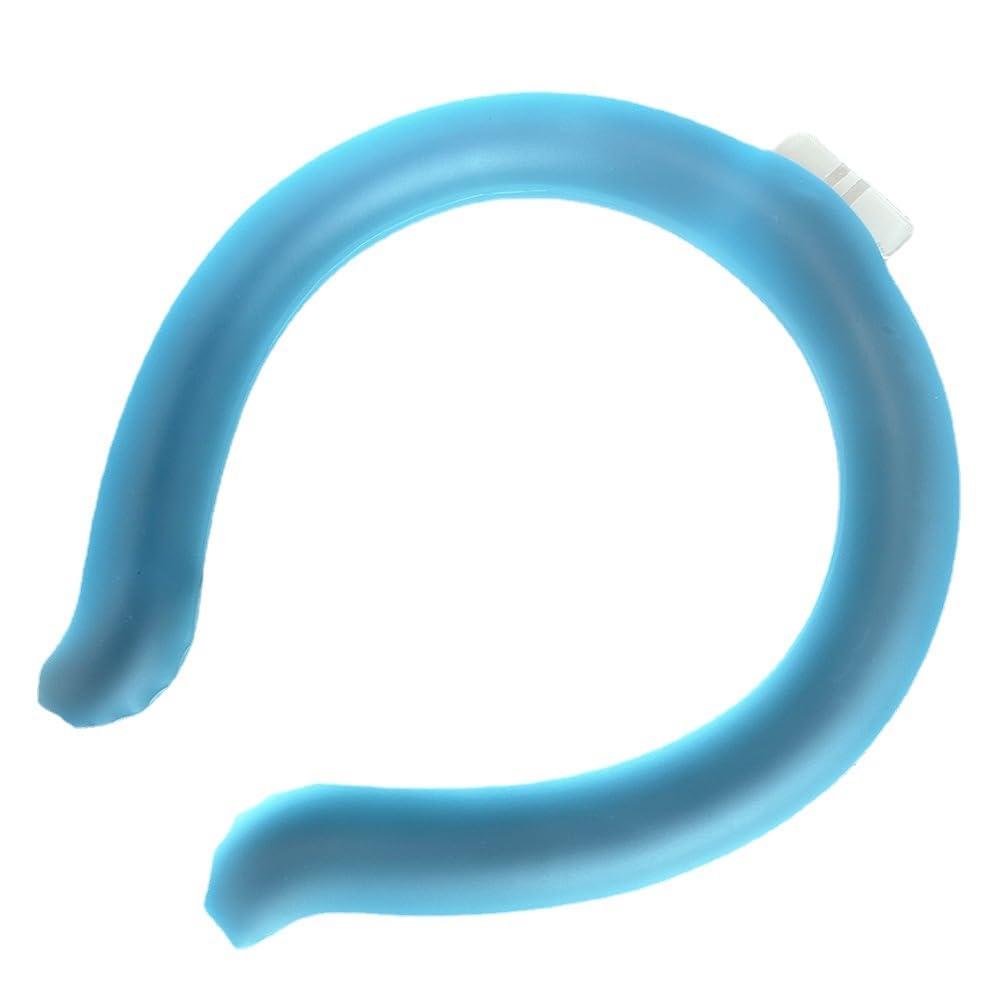 Generic Cooling Neck Wrap Neck Cooling Tube, Reusable Neck Cooler for hot Weather, Long-Lasting Cooling Neck ice Pack, Instant Cooling Refresh hot Menopause (Blue)