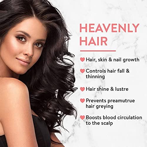 Vishopy PLI Plant-Based Biotin, Supports Hair Growth, Healthy Skin & Nails, 15 Servings (Rose) (Pack of 1) | No Added Sugar | Gluten Free | No Added Preservatives