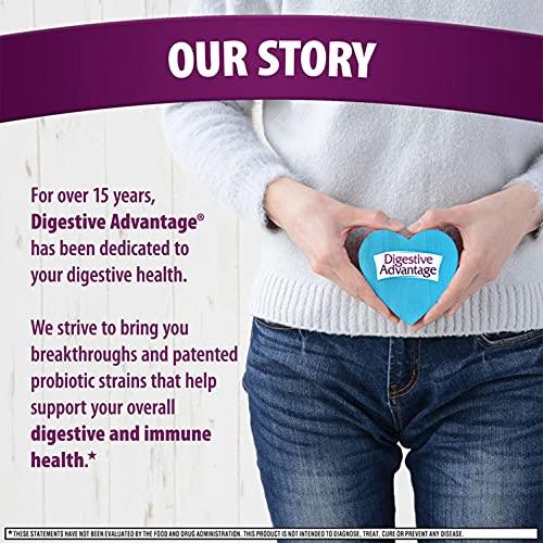 Digestive Advantage Digestive Advantage Probiotic Gummies for Digestive Health, Daily Probiotics for Women & Men, Support for Occasional Bloating, Minor Abdominal Discomfort & Gut Health, 2x90ct Bottles Superfruit