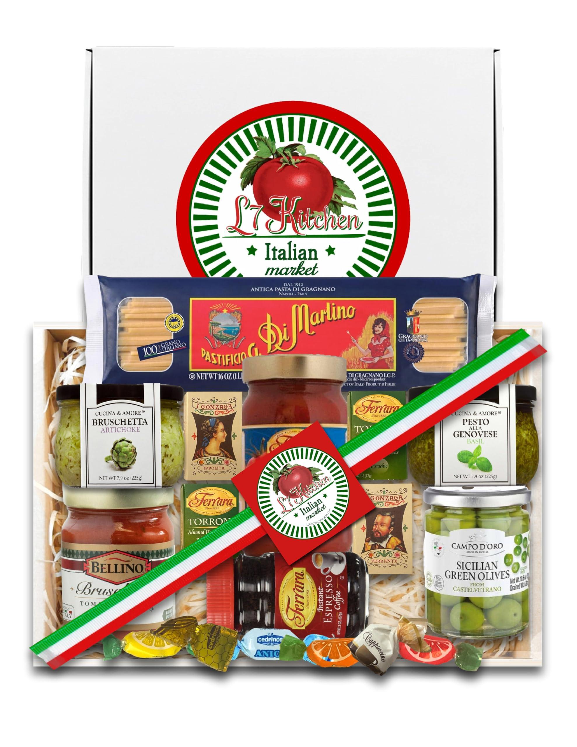 L7 Kitchen Deluxe Imported Italian Gourmet Gift Basket