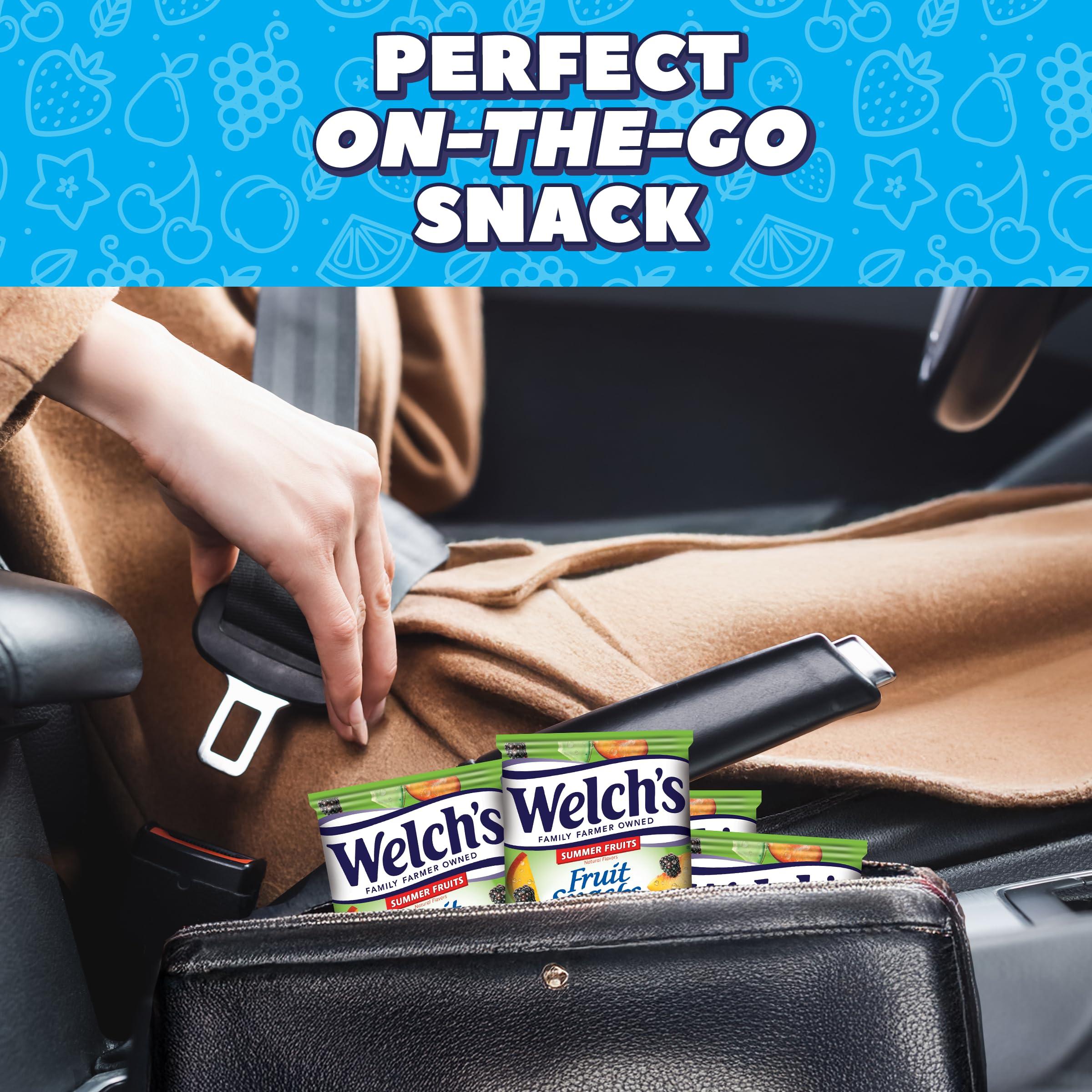 Welch’s Fruit Snacks Welch\'s Fruit Snacks, Mixed Fruit & Summer Fruits Variety Pack, Perfect for Valentine\'s Day, Bulk Pack, Gluten Free, Individual Single Serve Bags, 0.8 oz (Pack of 60)