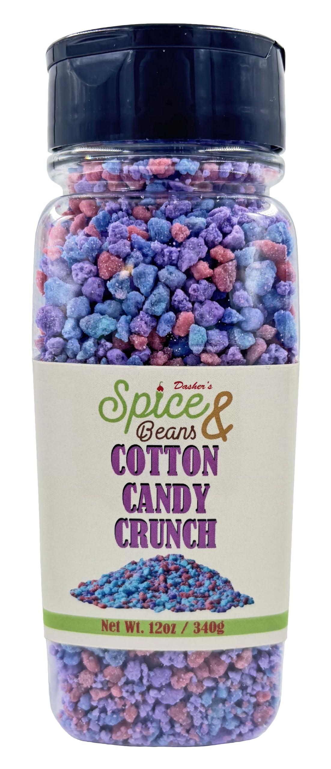 DASHER\'S SPICE & BEANS Dasher\'s Spice & Beans - Ice Cream Topping & Cake Decoration (12 oz., Cotton Candy Crunch)