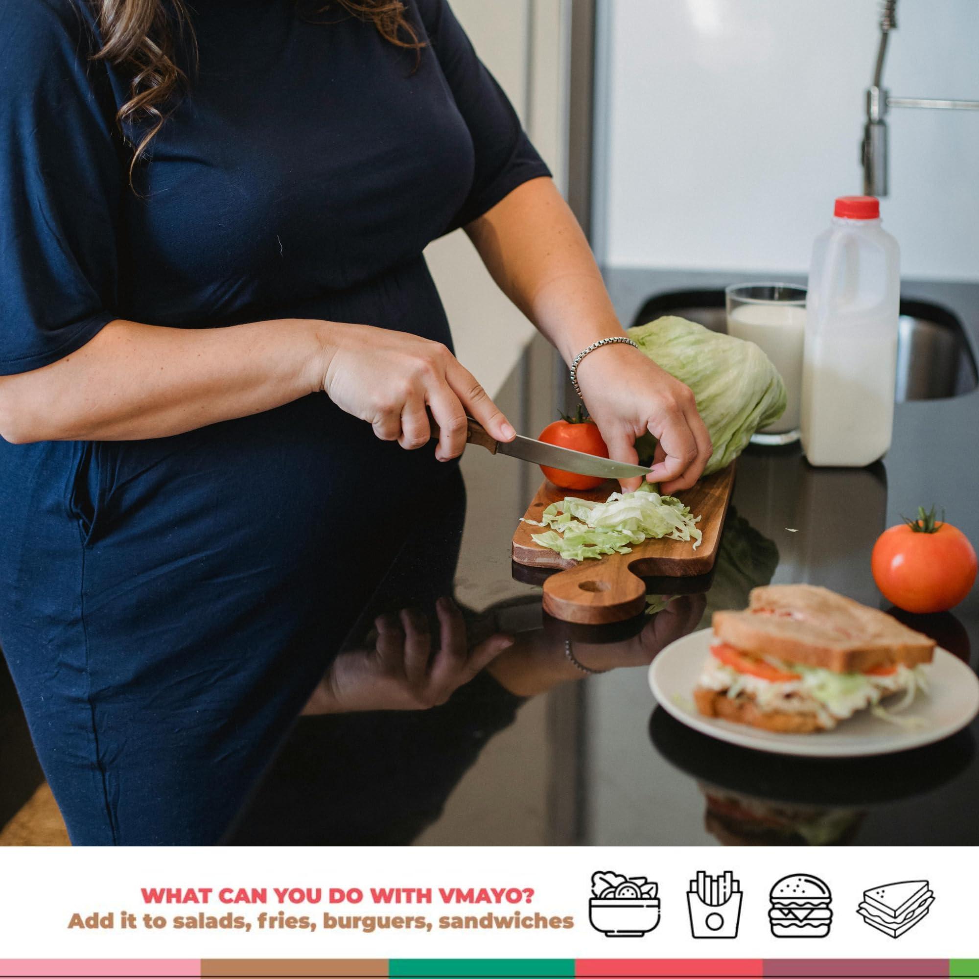 NIUKE NIUKE VMAYO Basil Vegan Mayo - Chickpea-Powered, Herbaceous & Creamy, 9.52 oz, 6 Pack