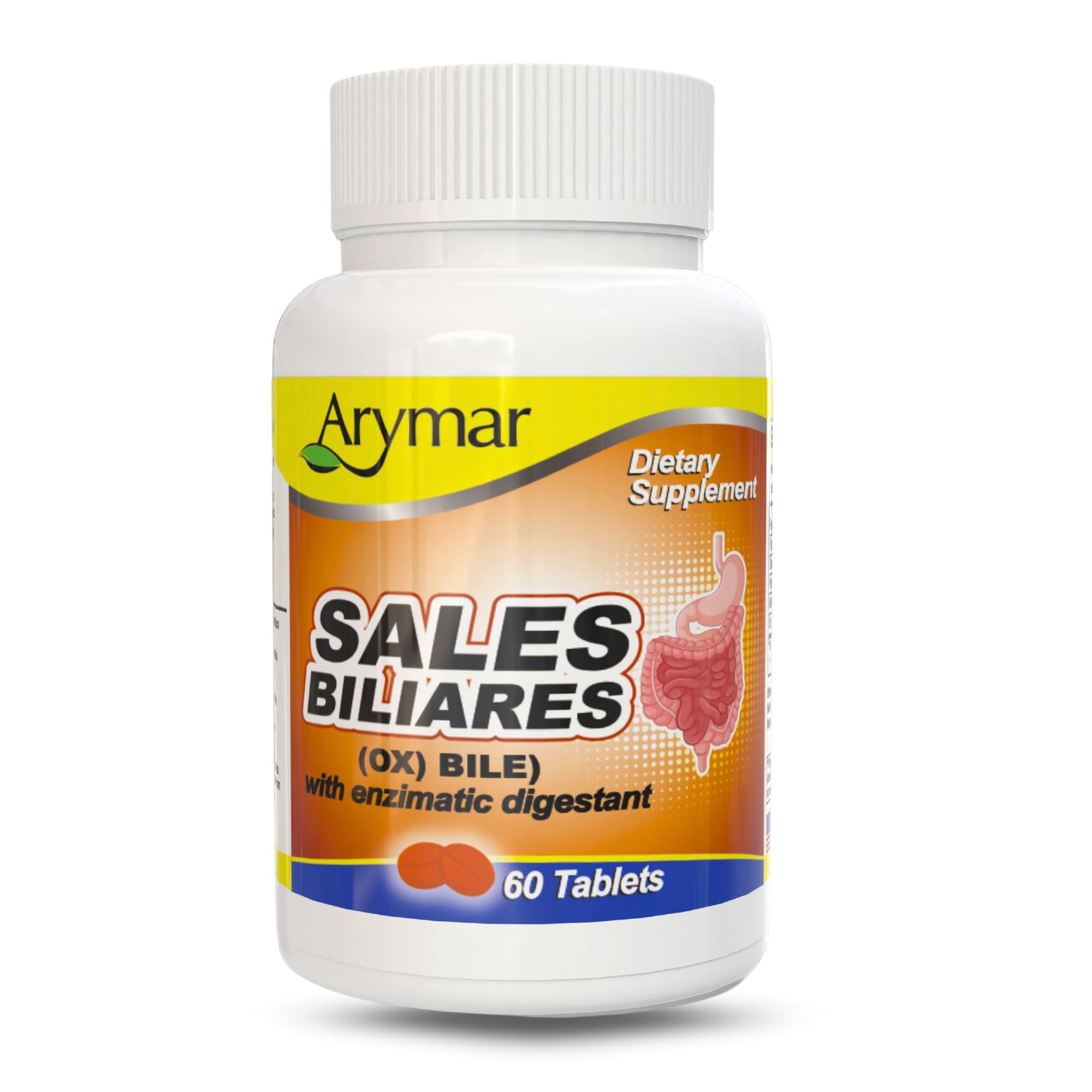 Arymar Arymar Sales Biliares Ox Bile with Digestive Enyzmes 60 Tabs